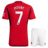 Camisola + Calções Manchester United Mount 7 Criança Equipamento 1ª 23/24